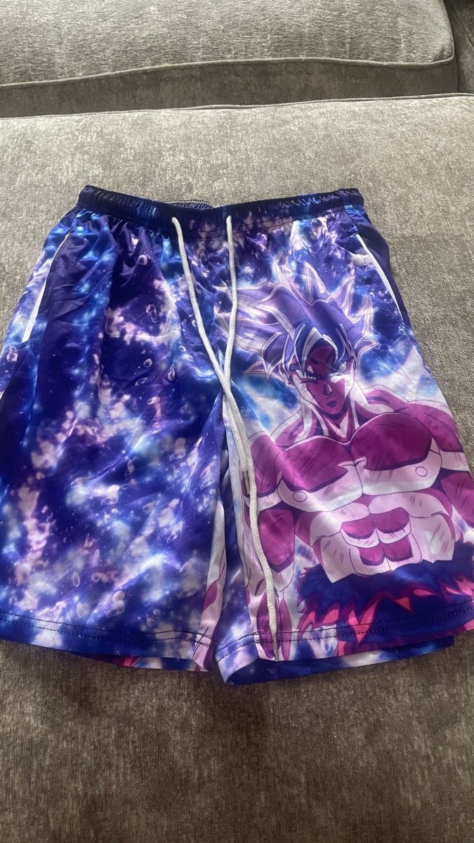 Dragon ball goku multicoloured shorts