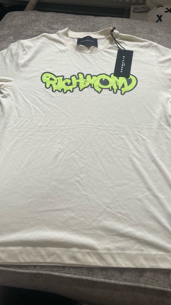 John Richmond off white t shirt.