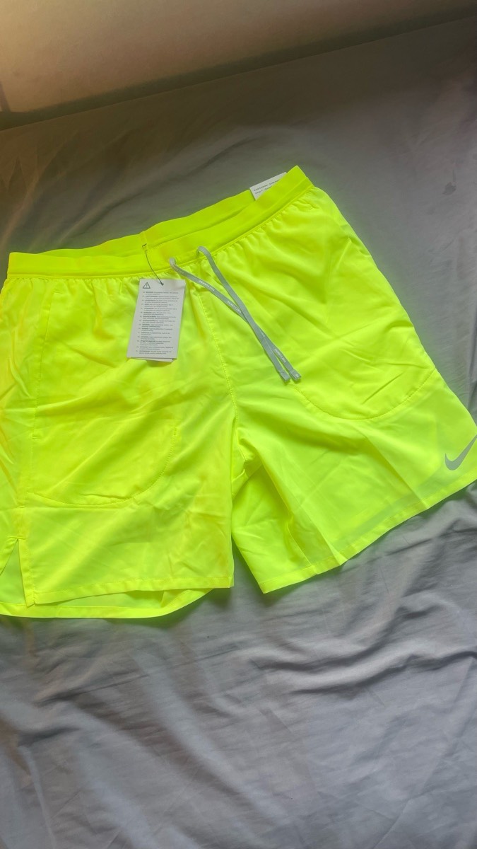Nike dri fit flex stride volt shorts