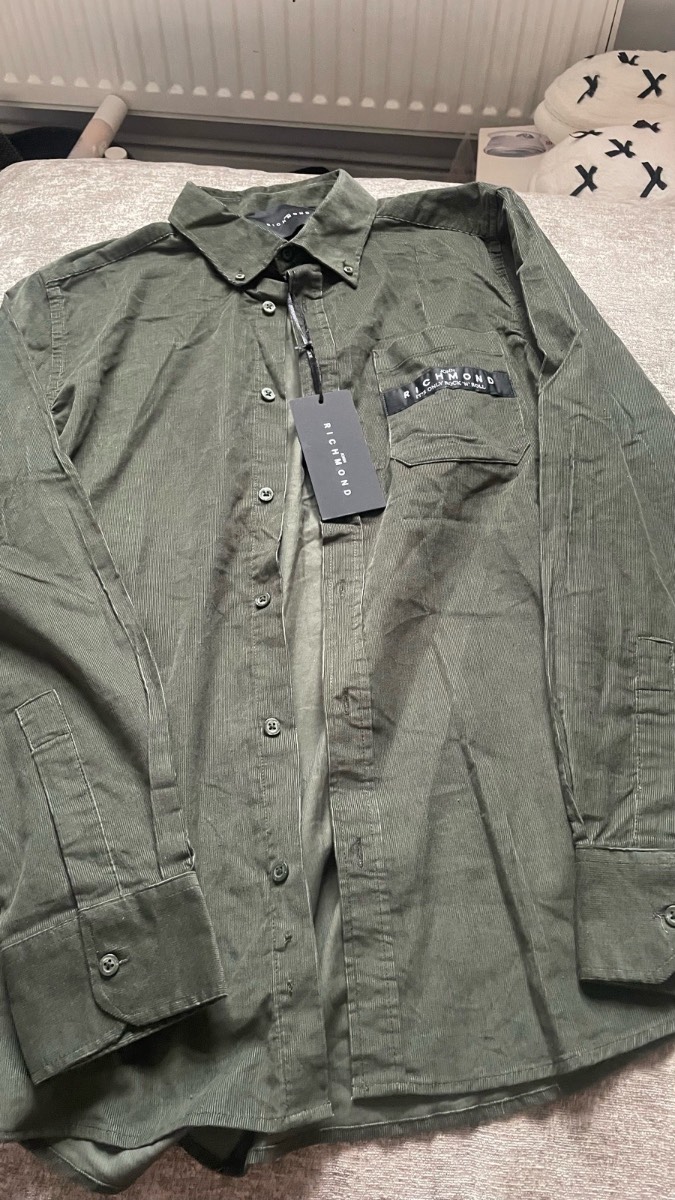 John Richmond green cotton short