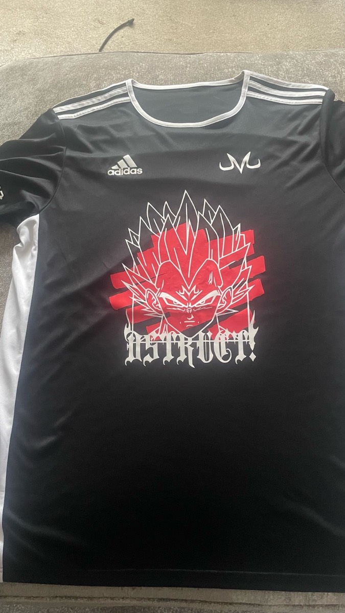 Adidas dragon ball vegeta t shirt