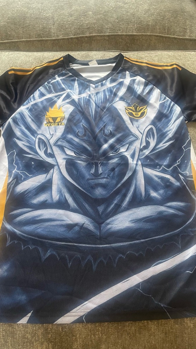 Dragon ball vegeta black and yellow t shirt