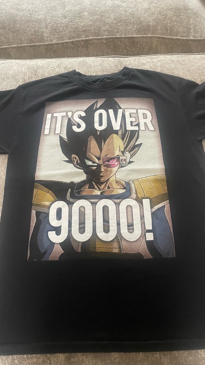 Dragon ball z vegeta black t shirt