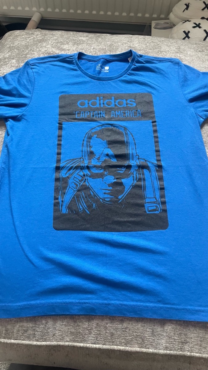 Adidas captain america t shirt