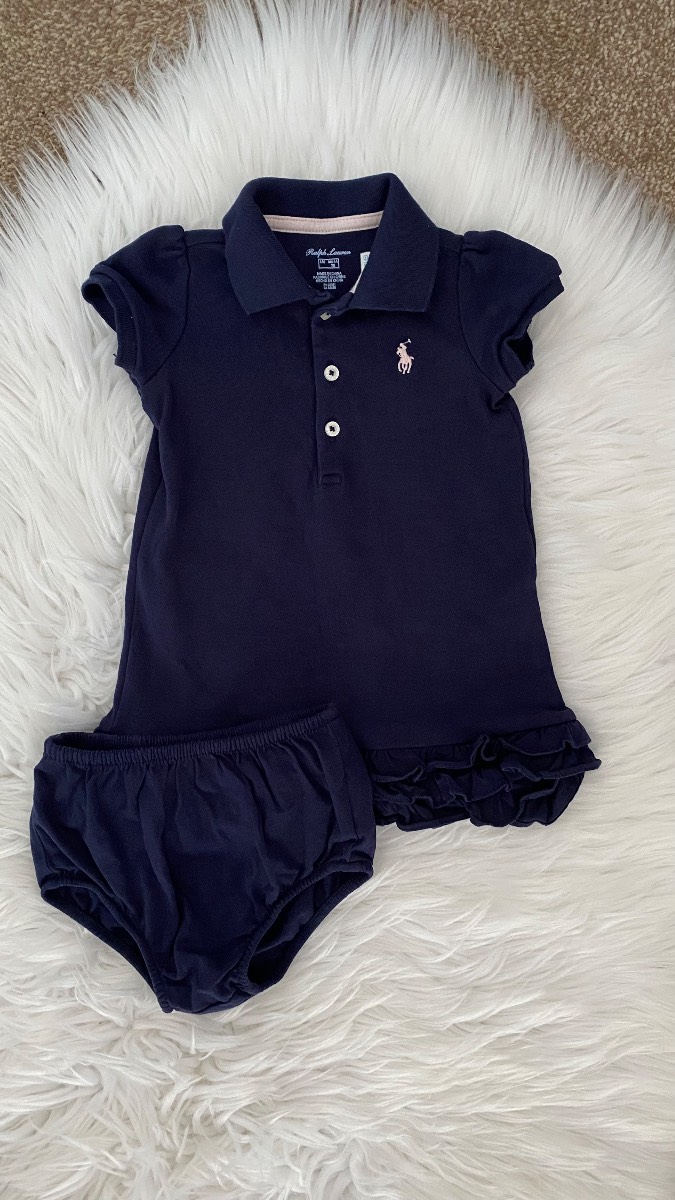 Ralph lauren dress with bloomers 6M on the label
