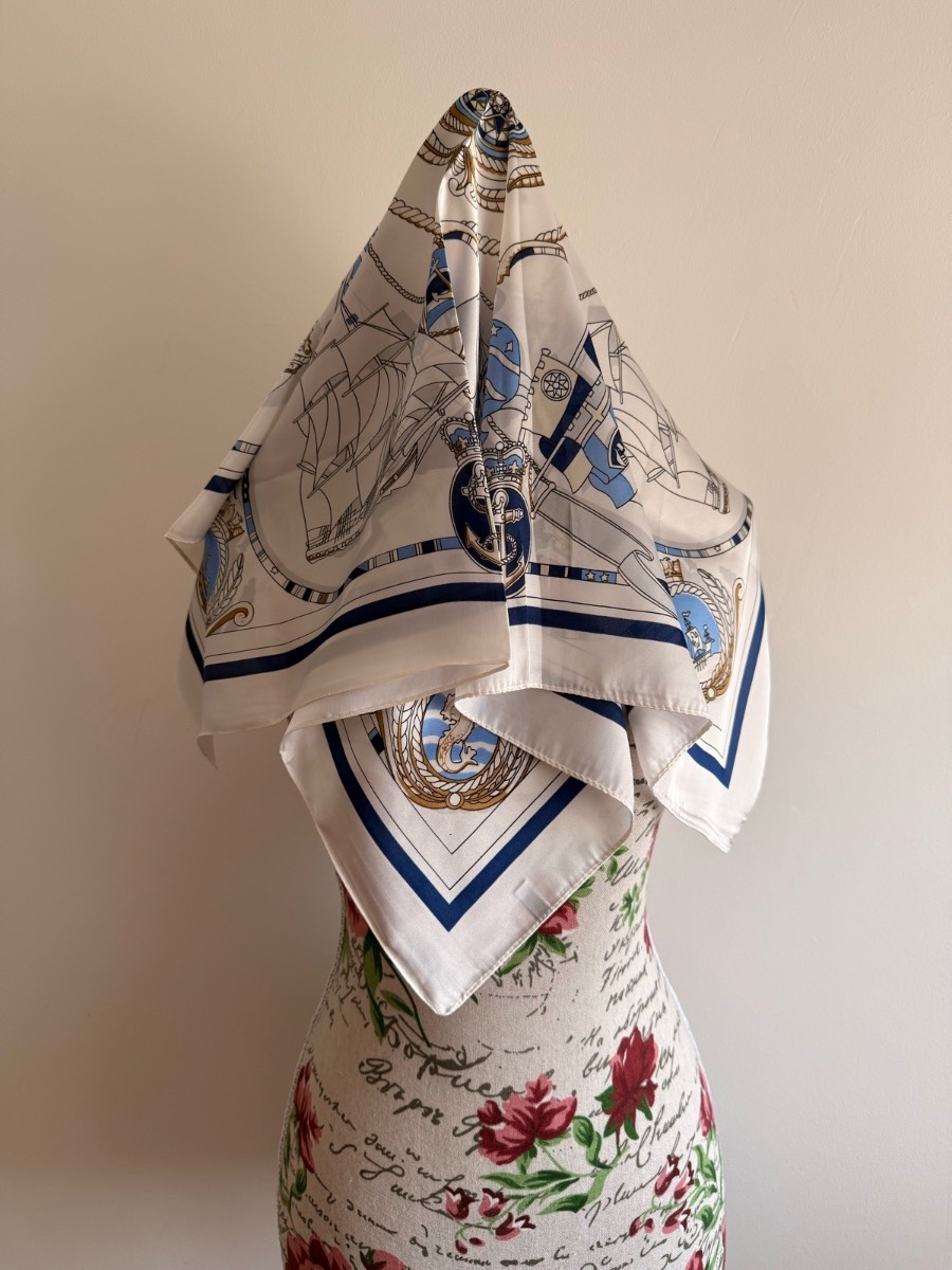 Nautical Print Scarf