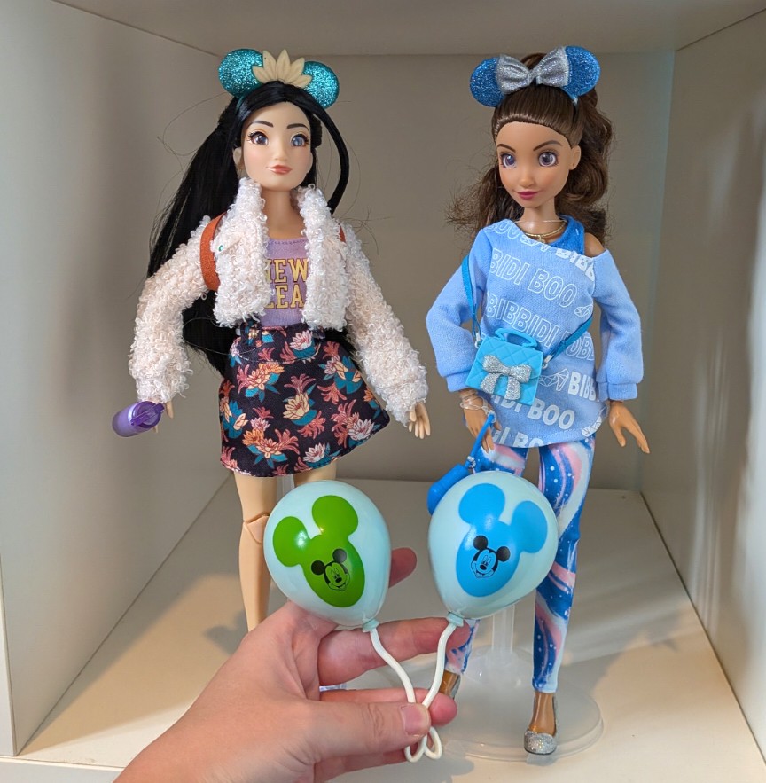 Disney ily 4EVER Fashion Dolls Bundle Mickey Minnie Complete with Balloons