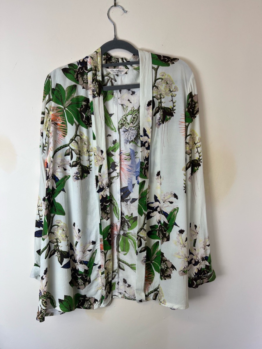 Miss Selfridge Floral Kimono Jacket Cover Up UK 14I’m