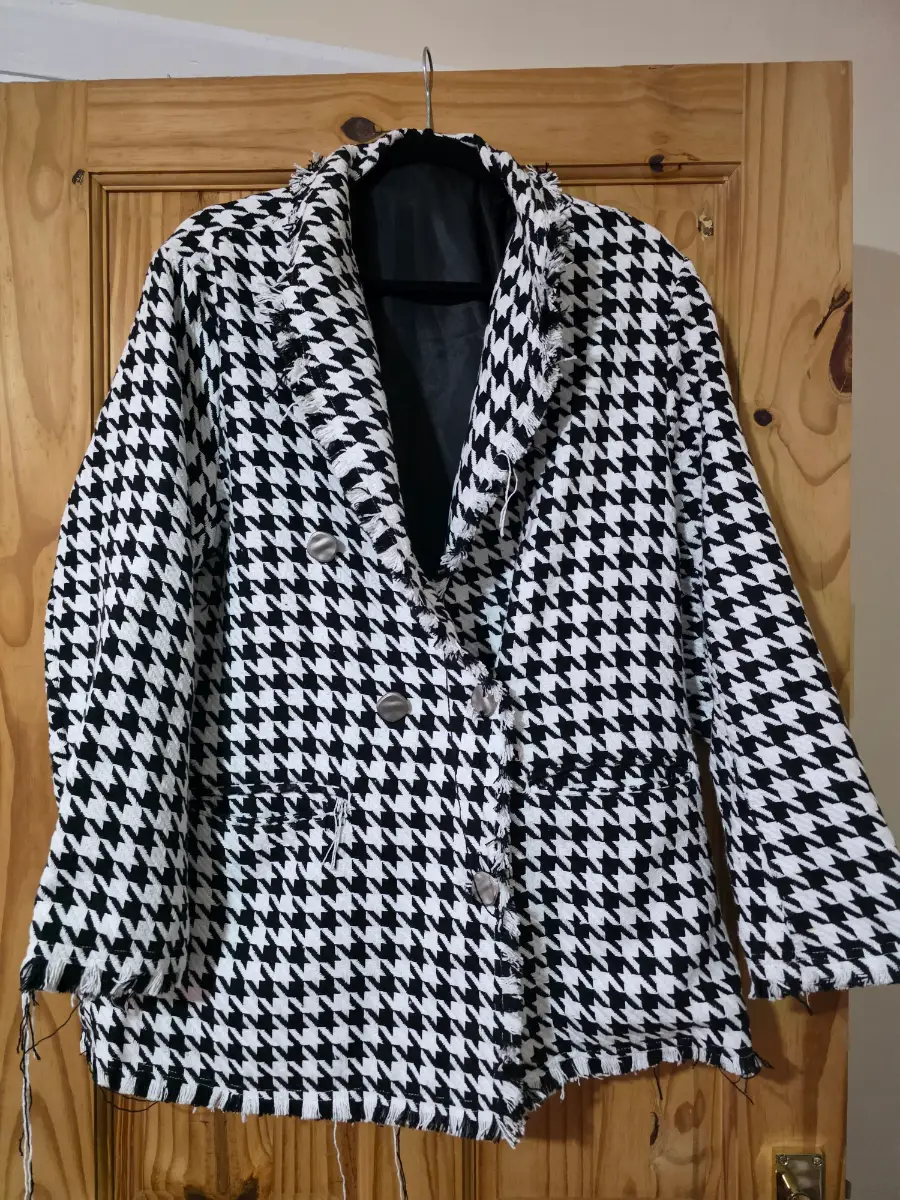 Blazer/jacket white & black 1XL