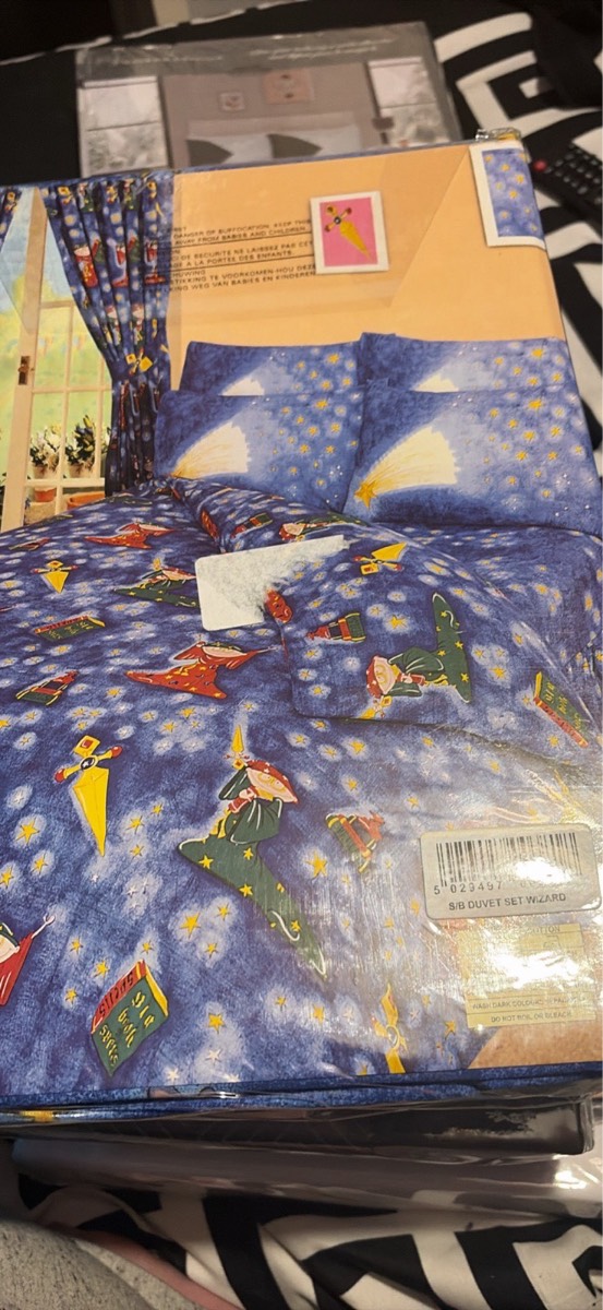 Brand new single wizards duvet set