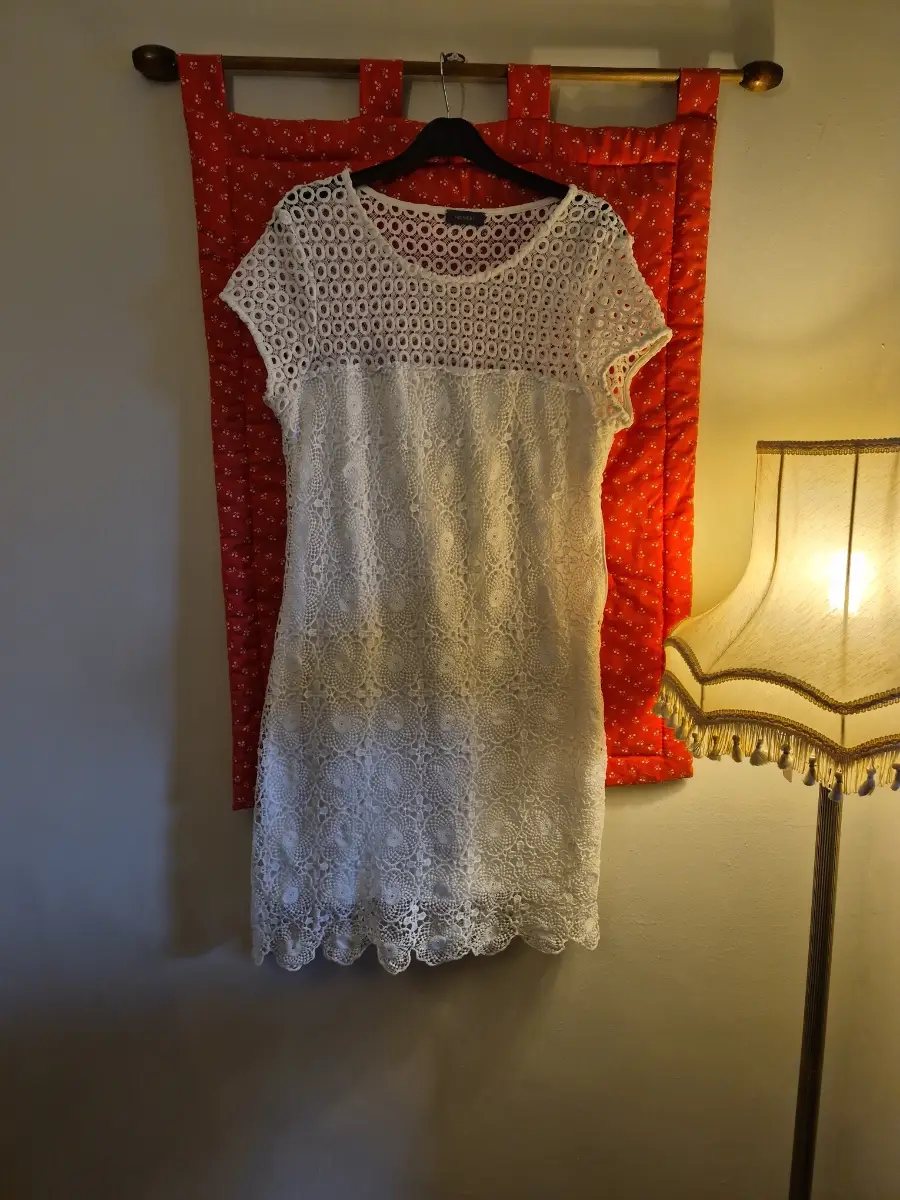 Vintage C&A yessica crotchet dress size 12