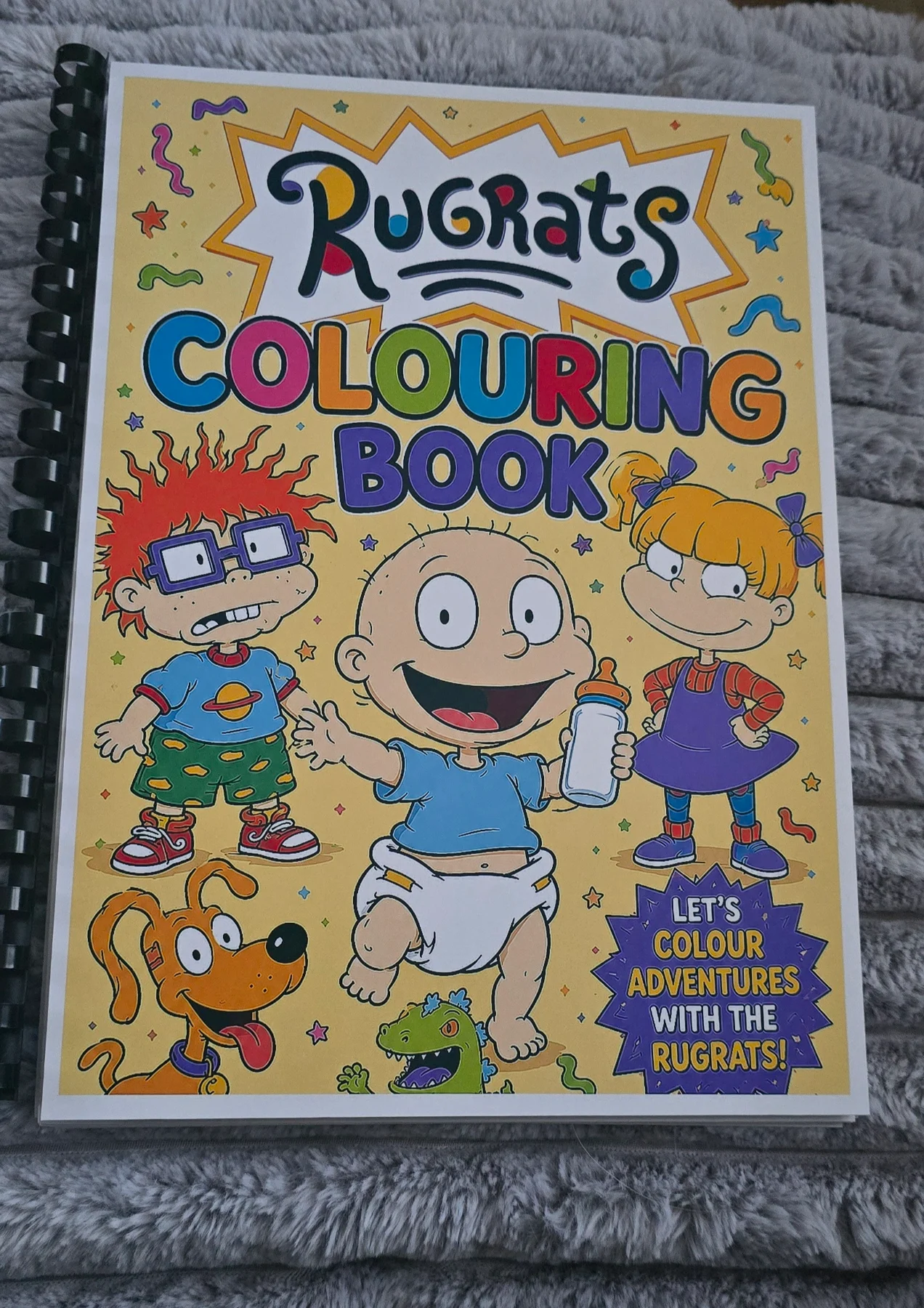 Rugrats inspired 90's Colouring Book  New