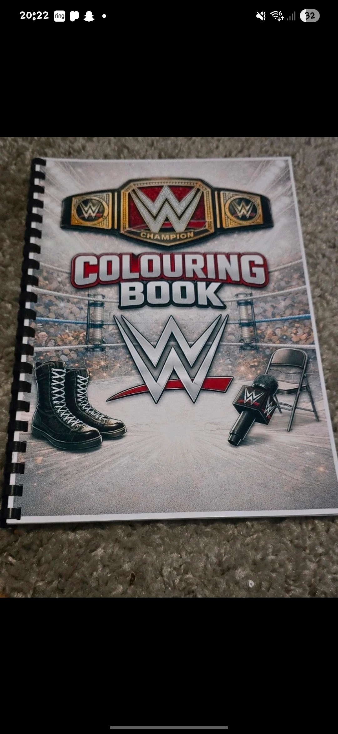 WWE Inspired Colouring Book