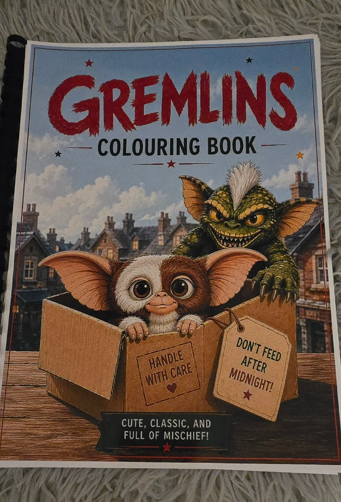 Gremlins inspired Colouring book