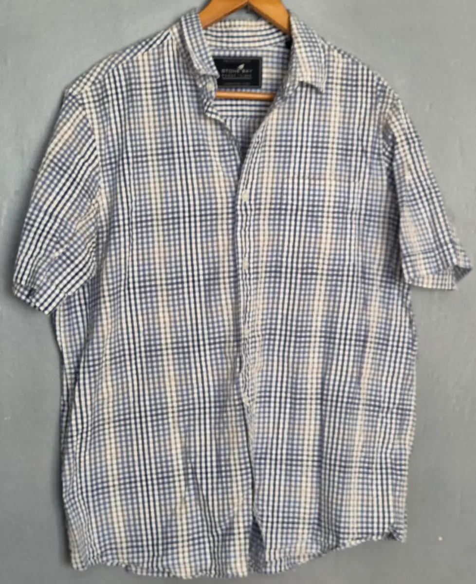 Stone Bay Men’s Short Sleeve Heritage Check Shirt