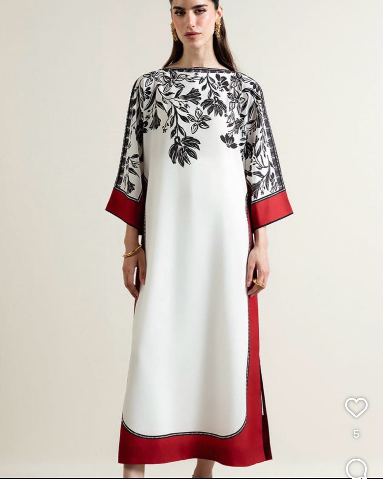 Baggy style kaftan dress 3 piece