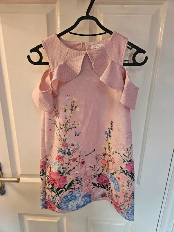 Next Floral Dress Pink