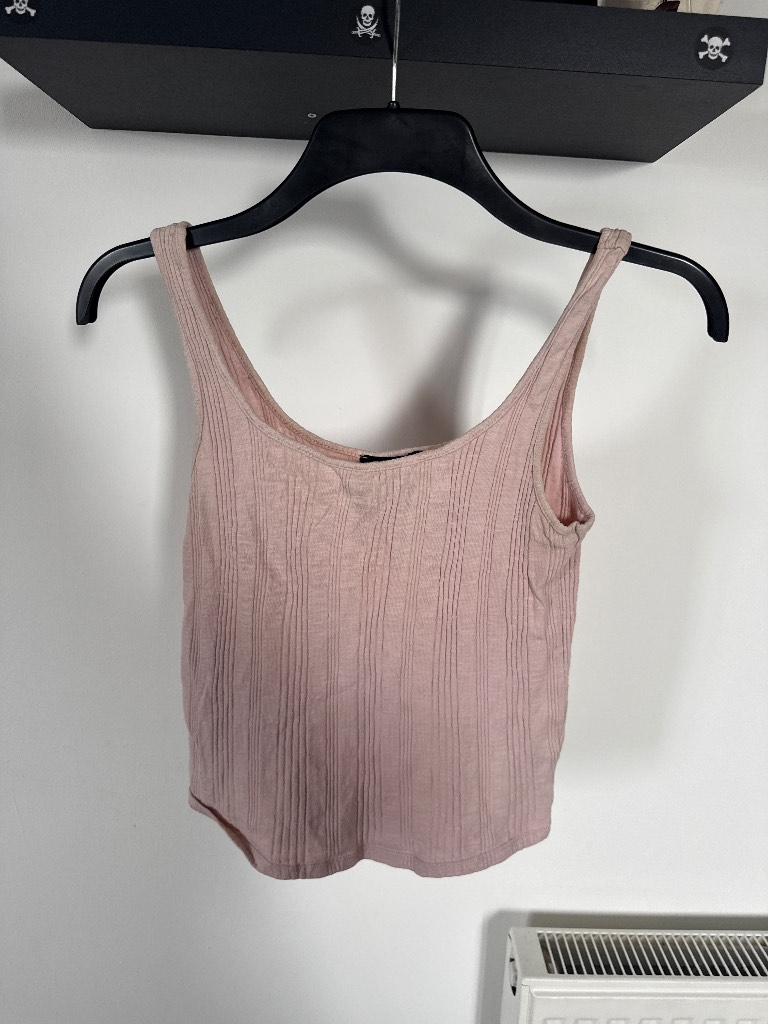 Pink crop top
