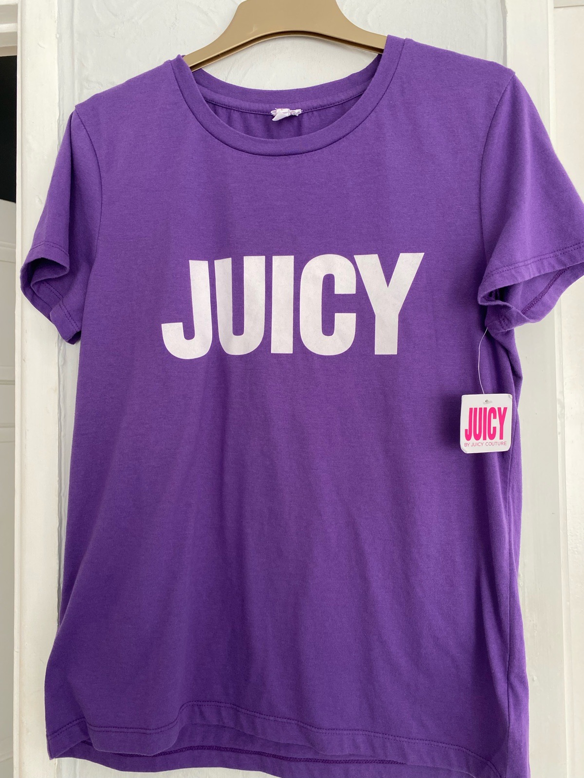 Brand New Juicy Couture Hilton T-Shirt Purple Lilac BNWT Size Large