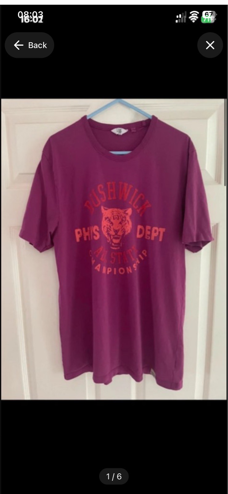 Next large purple tshirt