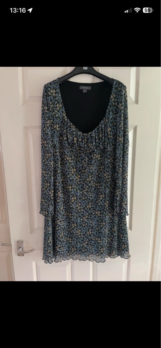 Primark flowery summer dress in multi colour in size 20