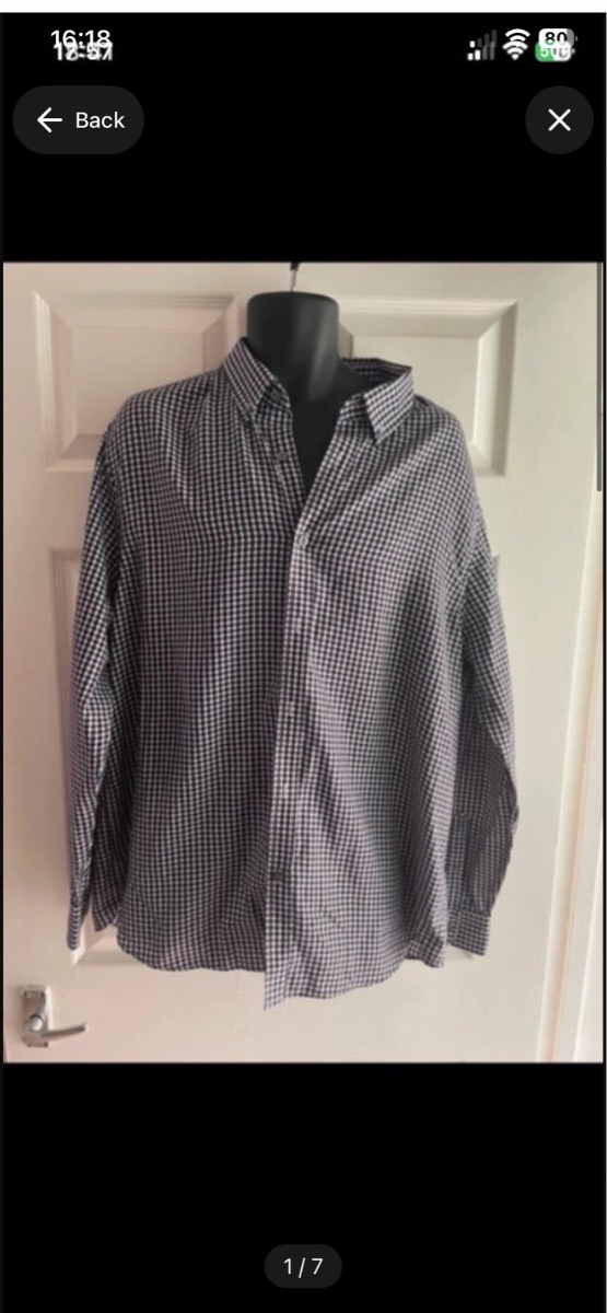 The collection Debenhams classic fit long sleeve shirt In size XL