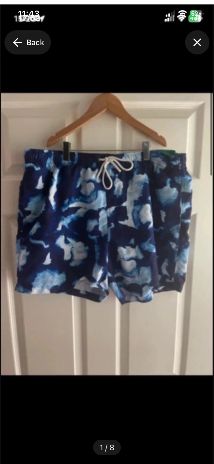 M&S dark blue swimming shorts in size XL