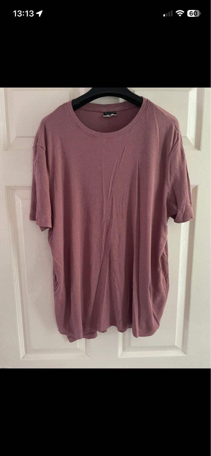 Beloved short sleeve top in rose in size L/XL size 18-20
