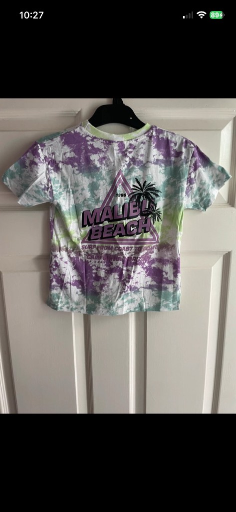 Primark Malibu Beach T-shirt in size 3 to 4 years