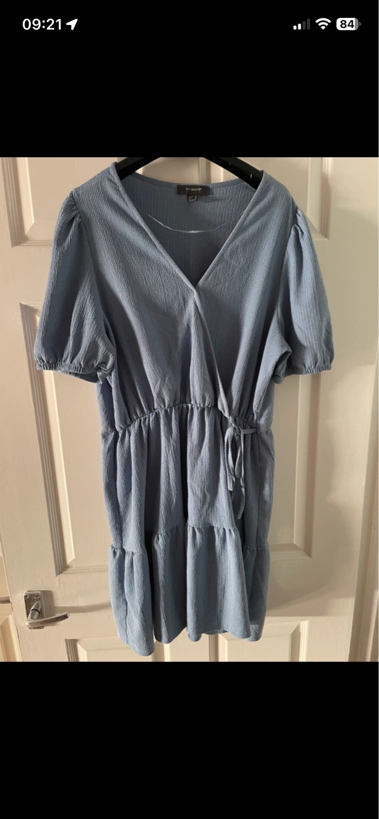 Primark summer dress in light blue in size 20