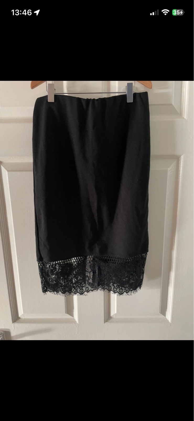River Island skirt in black in size 12