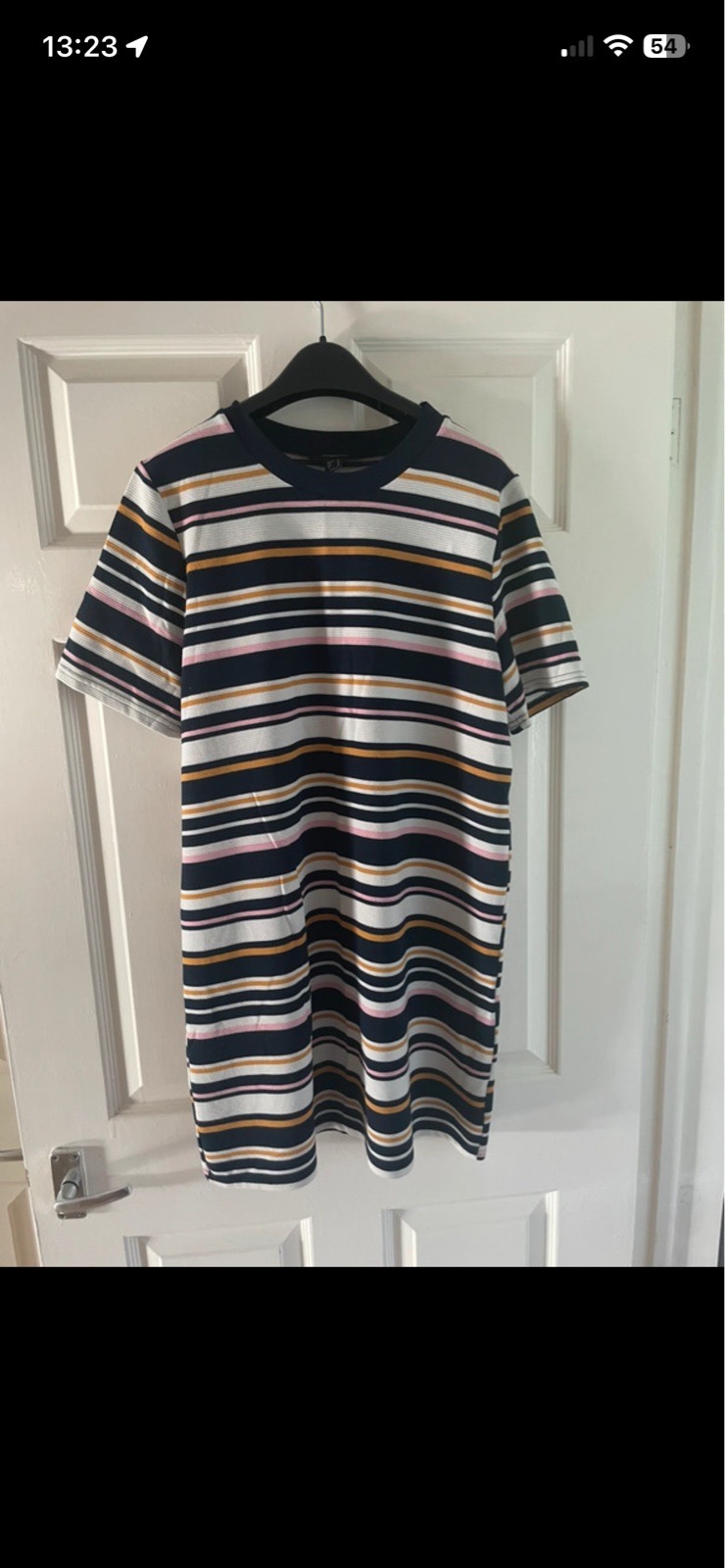 Atmosphere striped casual dress in multicolour in size 20