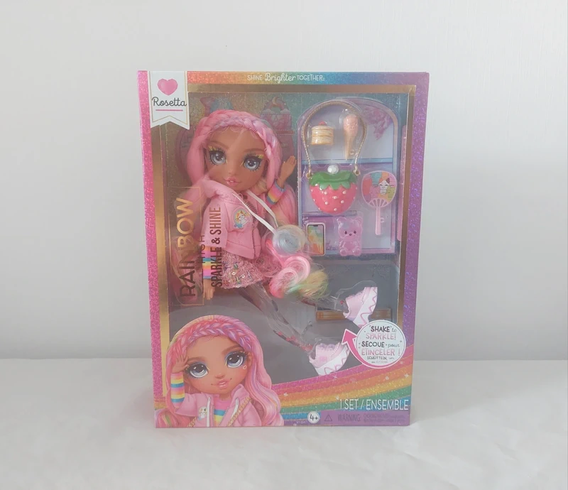 Rainbow High Sparkle and Shine Fashion Dolls Rosetta Pink [New & Sealed]