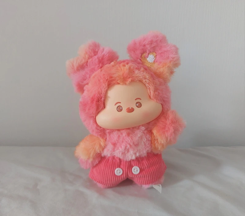 Miniso Disney Mickey Mouse Head In The Clouds Plush Keychain Red Cloud