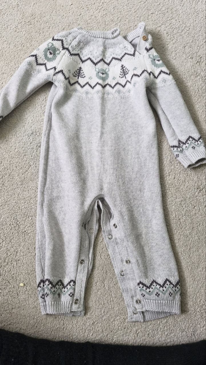 Sweet tracksuit one-piece romper sweater winter 9-12 months