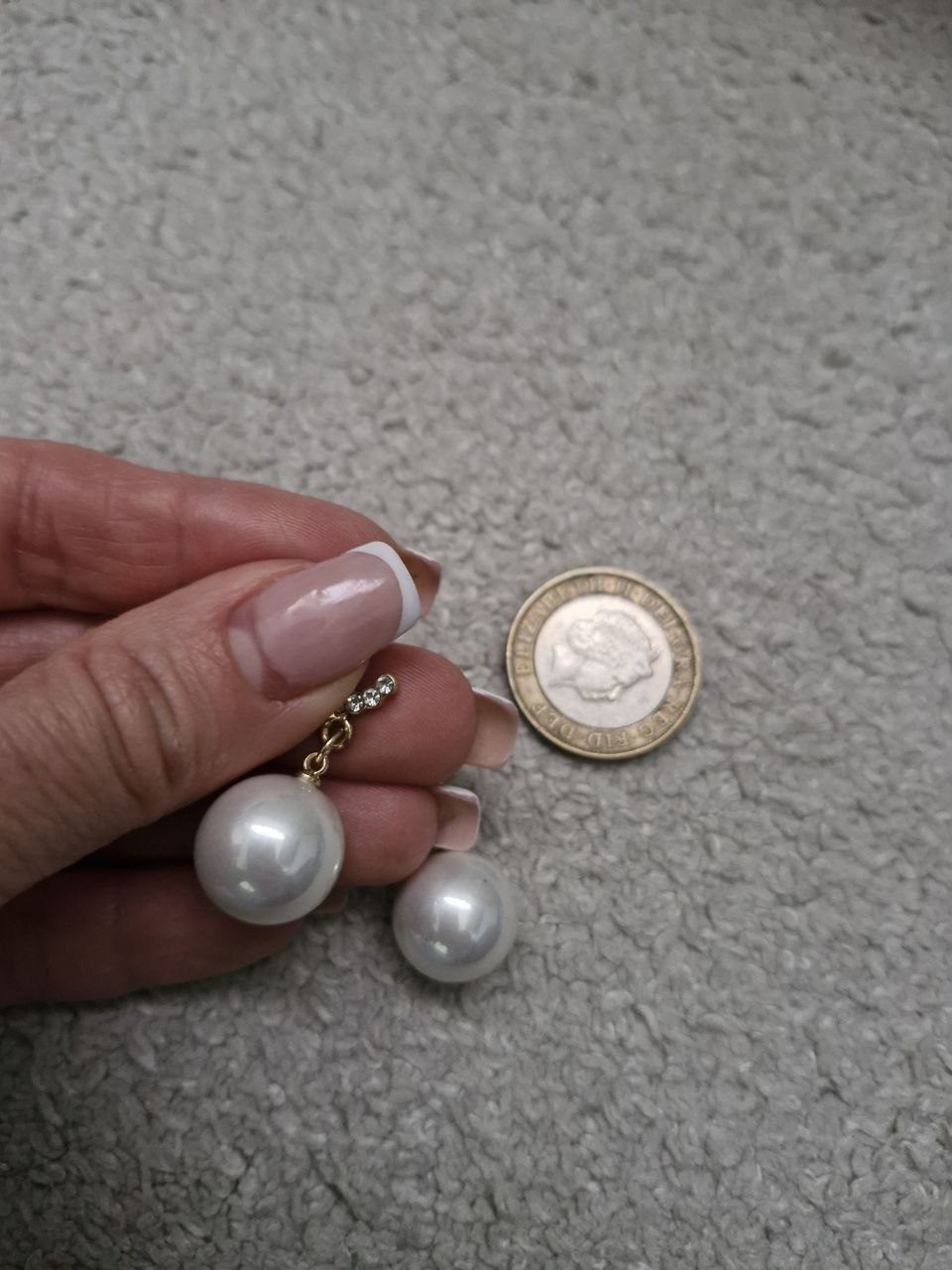 Beautiful gold stud earrings elegance medium hanging gold zirconia with pearl