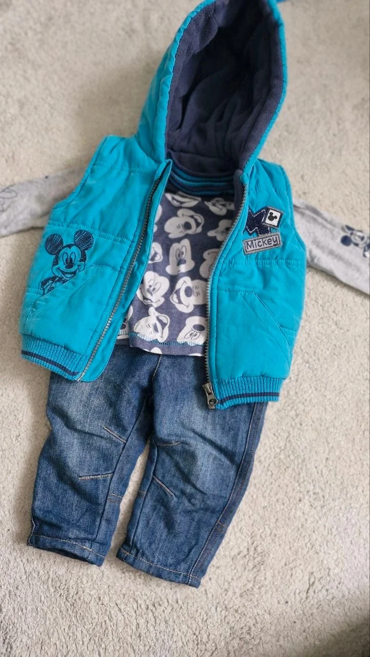 Disney mickey mouse baby set 3-6 months universal