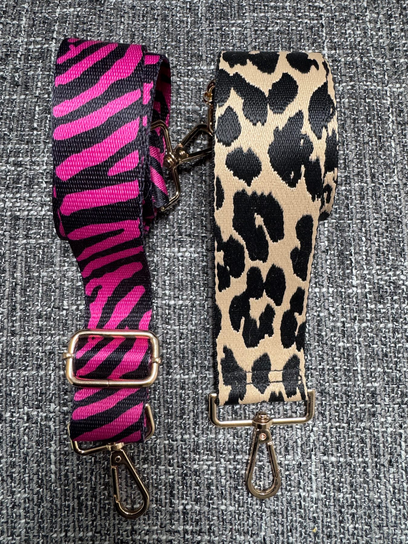 Adjustable bag straps for handbag