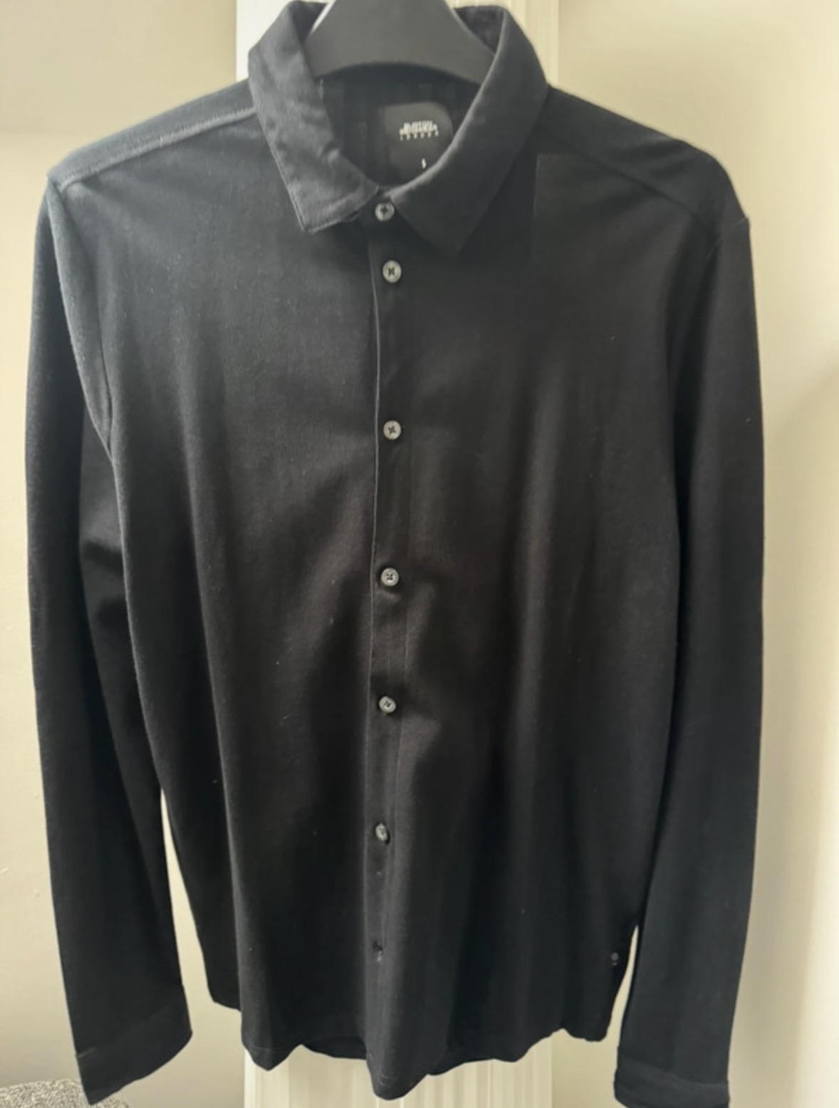 Mens black cotton shirt - new with tags