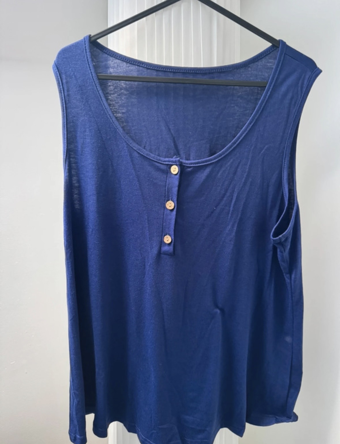 Blue vest top