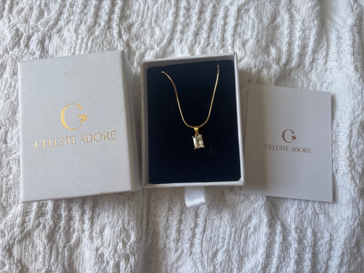 Celeste Adore Gold Plated Necklace | Boxed