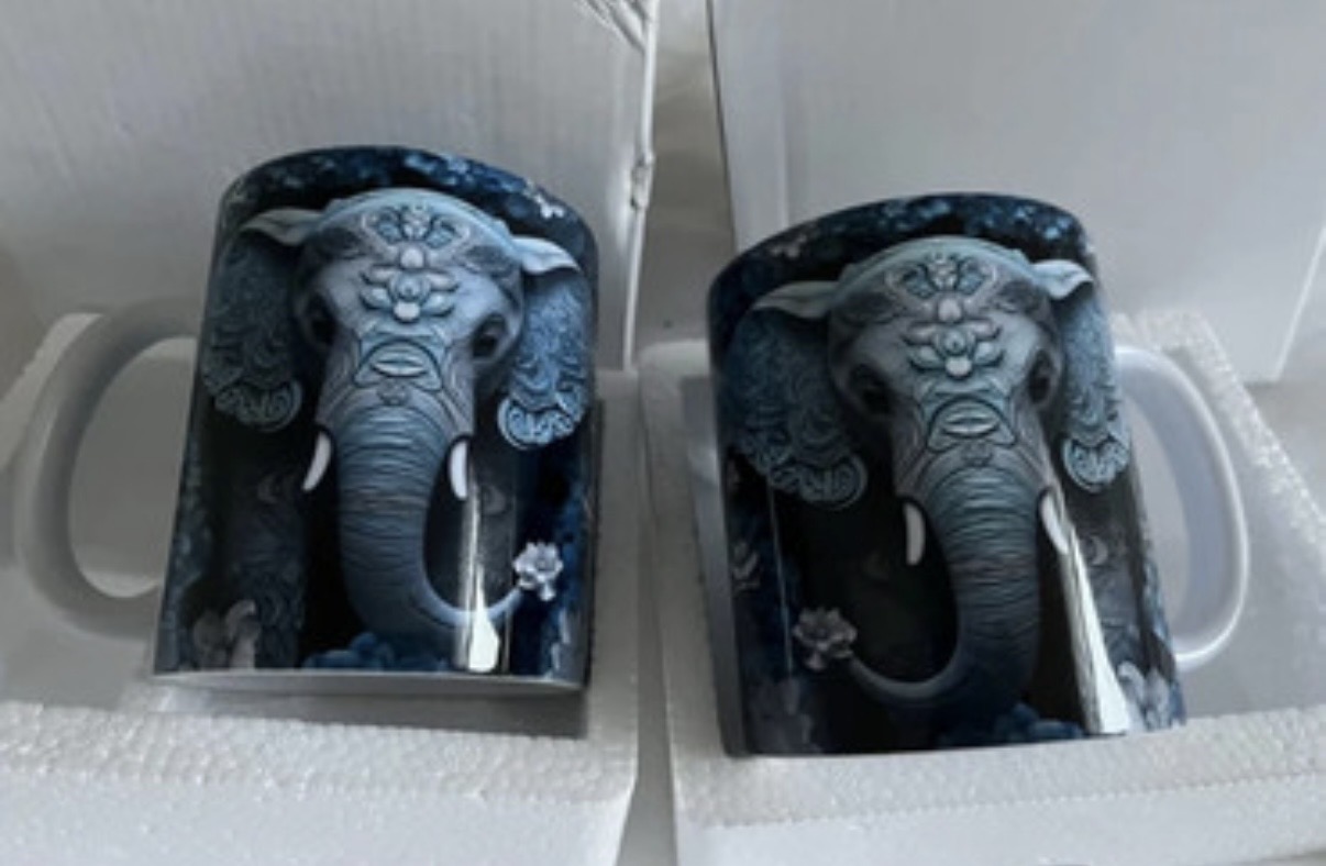 Elephant mugs
