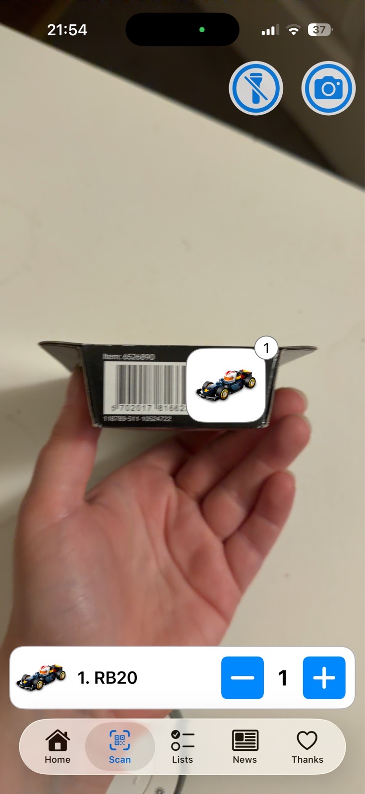 Lego Minifigure F1: Red Bull RB20 (71049)