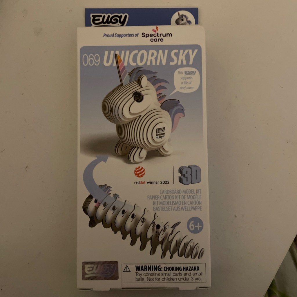 Eugy 3D Model: Unicorn Sky
