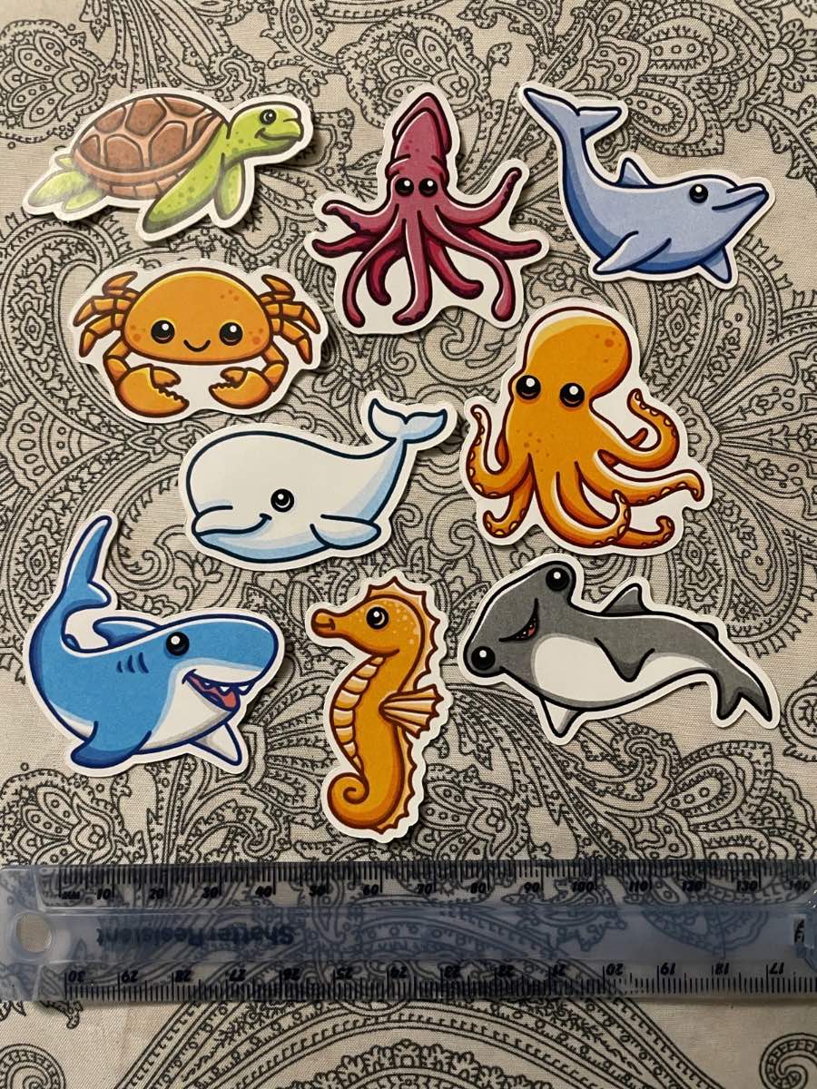 Sealife Stickers