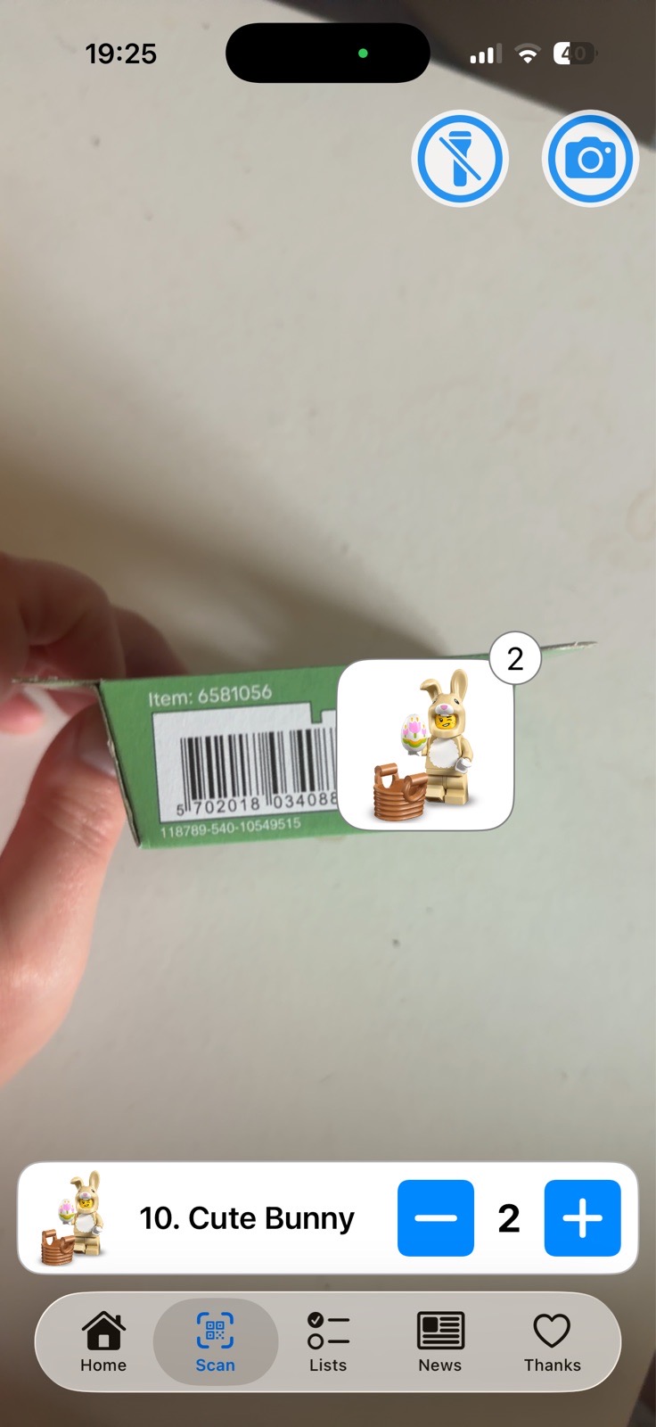 Lego Minifigures: Animal Series: Cute Bunny (71051)