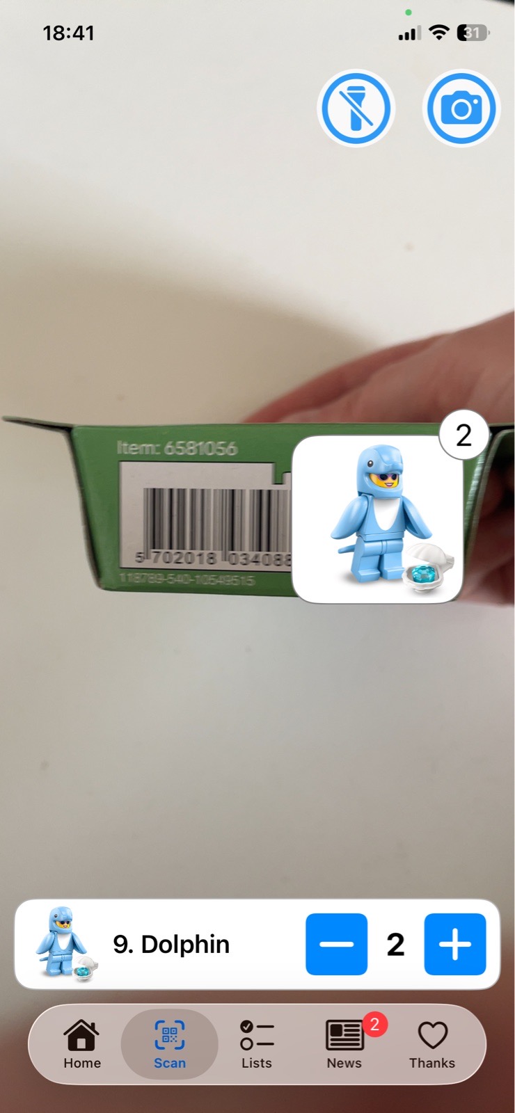 Lego Minifigures: Animal Series: Dolphin (71051)