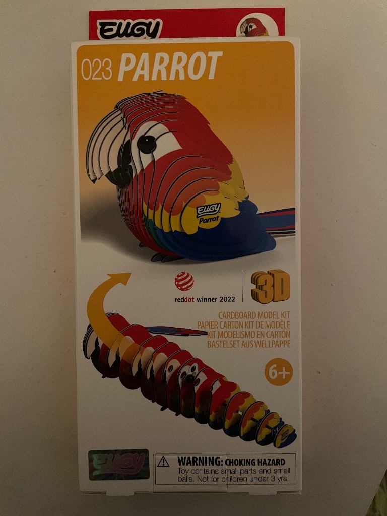 Eugy 3D Model: Parrot