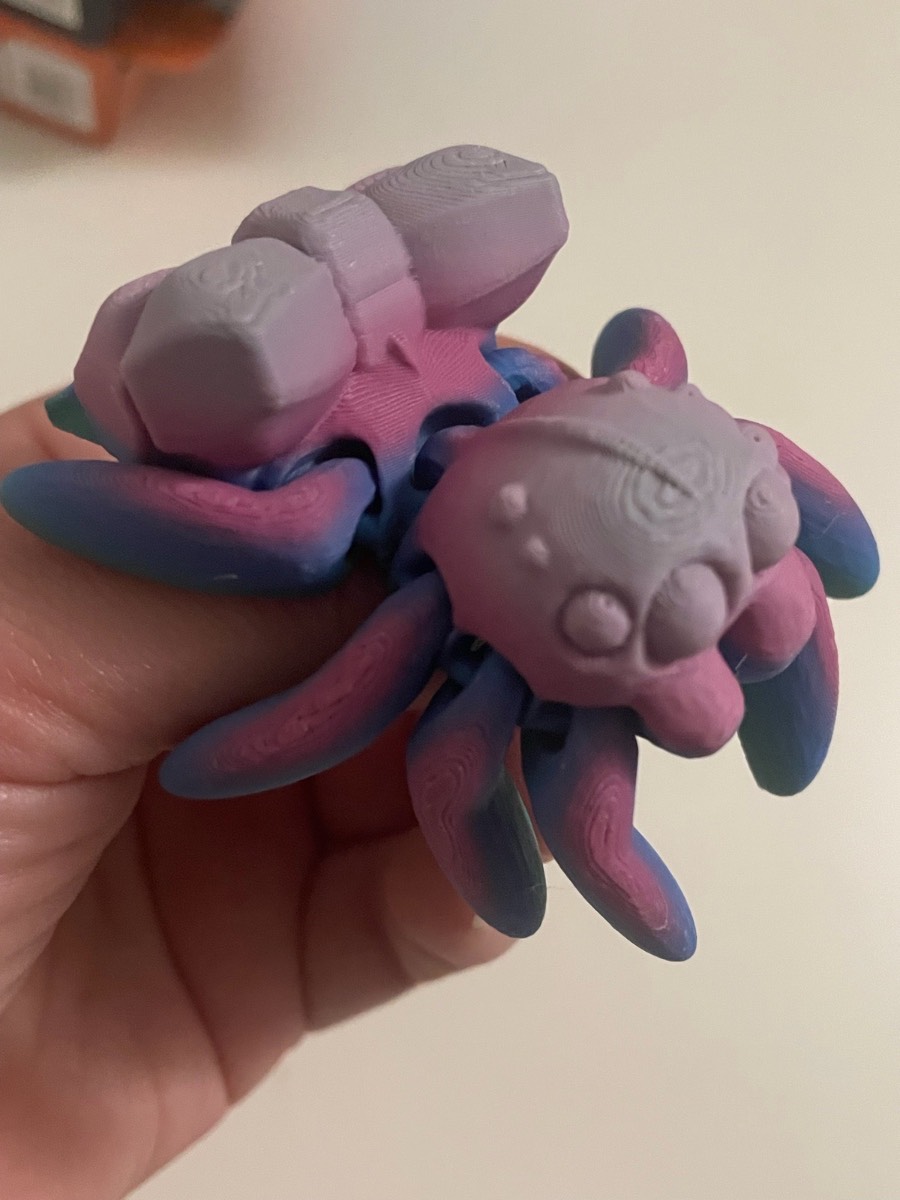 3D Printed Spider / Tarantula with bow