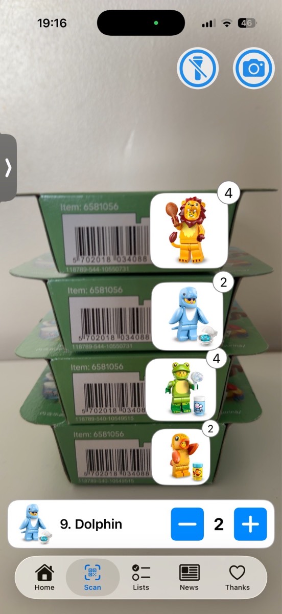 4x Lego Minifigures: Animals (71051)